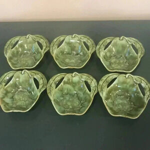 Vintage California Pottery pear shaped bowls